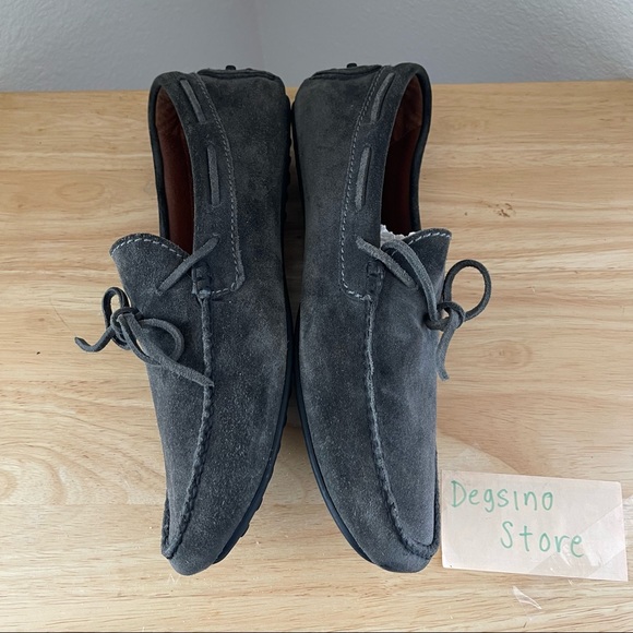 Frye Moccasin Driving Suede Lace Front Loafers - Picture 5 of 7